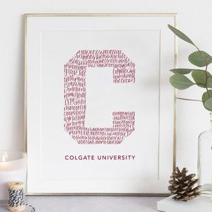 Colgate University Word Art